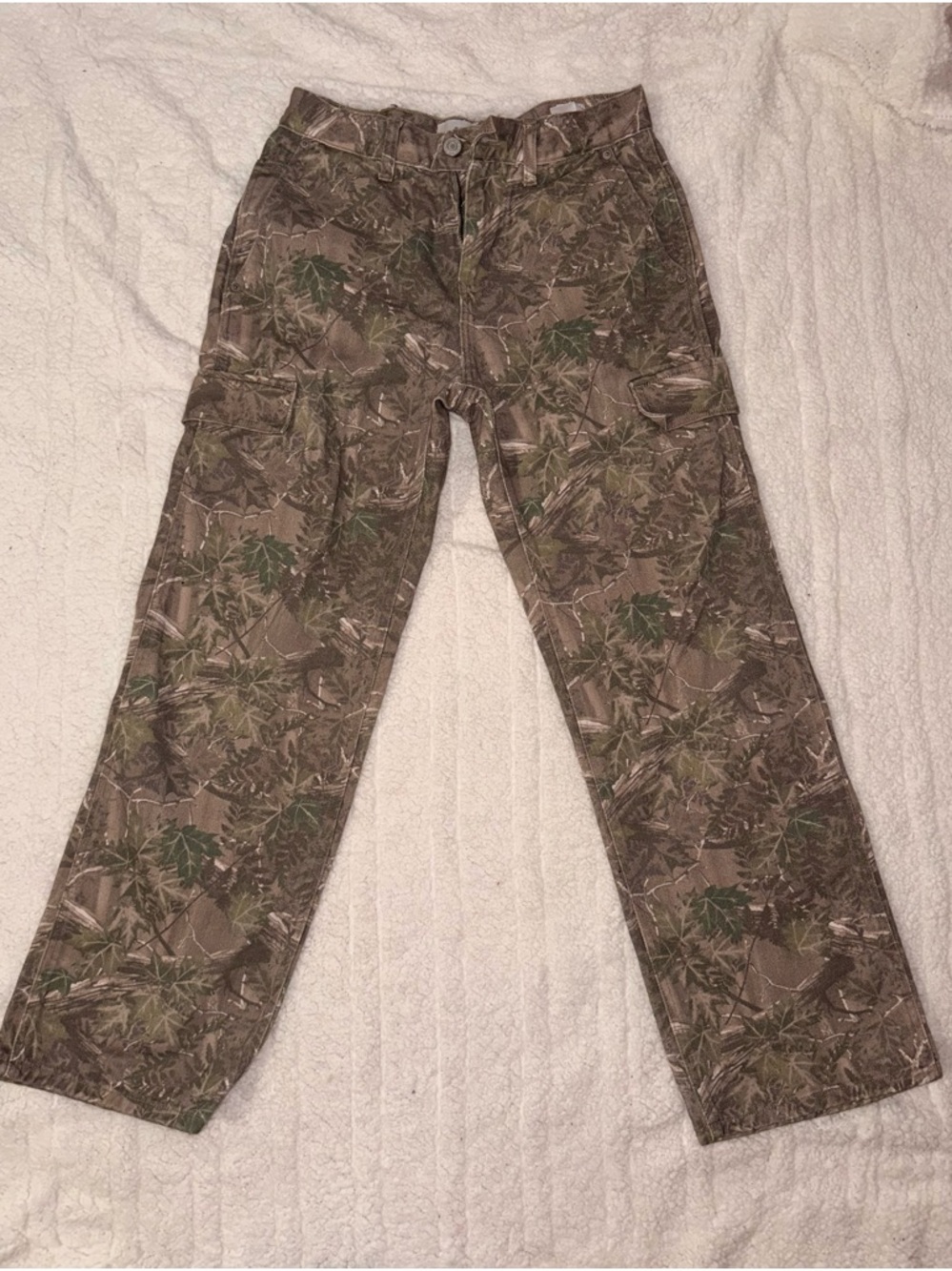 PacSun Men's Camo Cargo Pants - Brown & Green